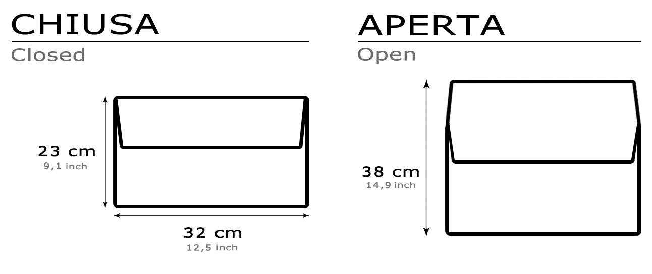 Measures of Apple MacBook 13" & 13" Pro Leather Case
